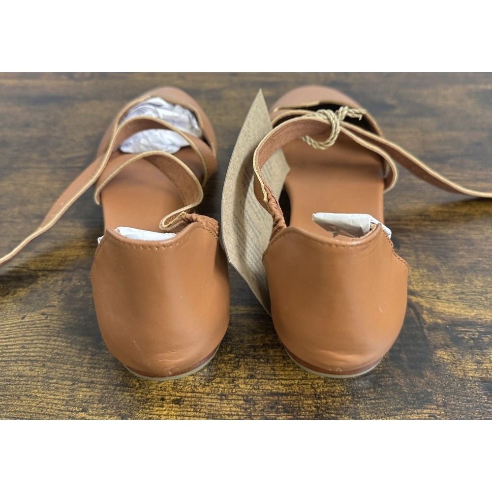 NWT Bali ELF Mangrove Handmade Leather Shoes Crisscross Strappy Mary Jane US 8 - Picture 7 of 10